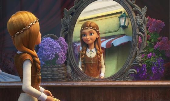 Scéna z filmu Sněhová královna: V zemi zrcadel