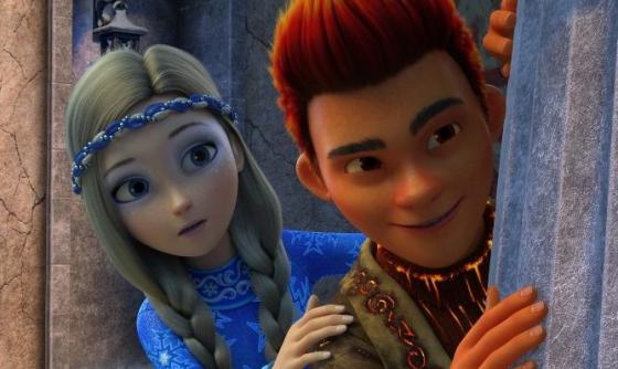 Scéna z filmu Sněhová královna: Tajemství ohně a ledu