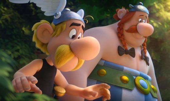 Scéna z filmu Asterix a tajemství kouzelného lektvaru