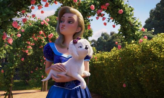 Scéna z filmu Pyšná princezna