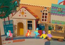 Scéna z filmu En sortant de l'école