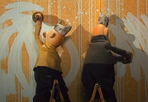 Scéna z filmu Pat a Mat: Malování